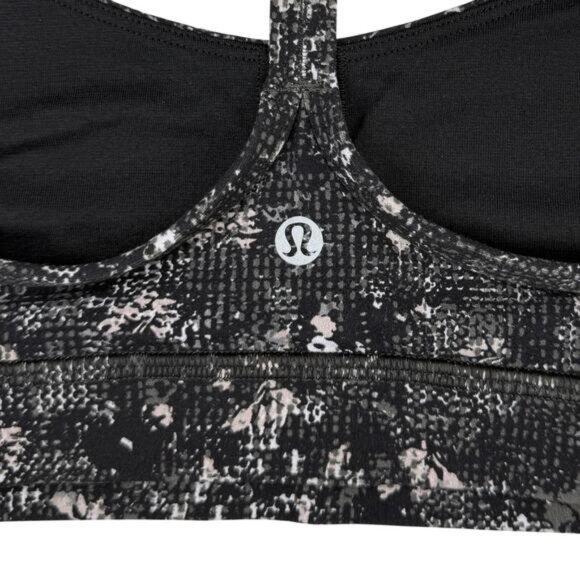 LULULEMON Flow Y Bra Nulu Light Support B/C Cup Size 4 Equalized Multi - Picture 6 of 7